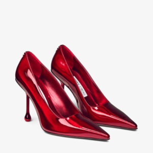 Home ixia 95 ruby red leather pumps